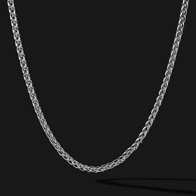 Wheat 925 Sterling Silver Chain