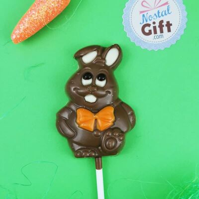 Milk chocolate rabbit lollipop - Easter