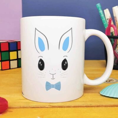 Blue rabbit mug - Easter
