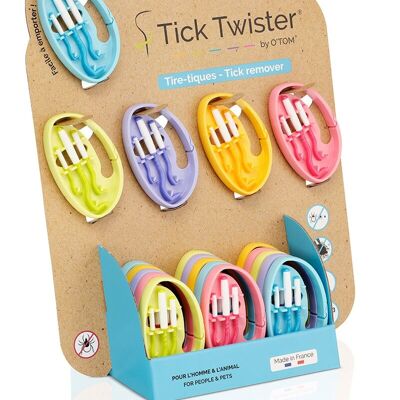 TPV de 20 Clipboxes con 3 extractores de garrapatas Tick Twister®