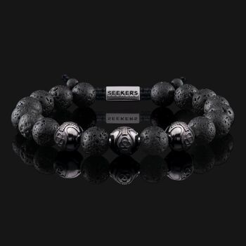 Bracelet Premium Or Noir & Lave