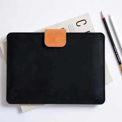 Leather MacBook Case Sleeve compatible for MacBook Air 13"/ Pro 13"/ MacBook Pro 14"