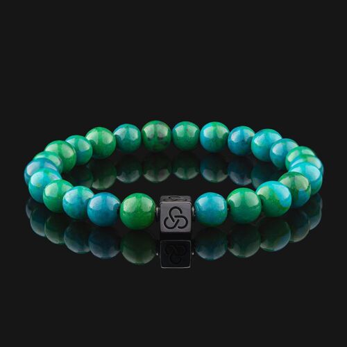 Essential Black Gold & Chrysocolla Bracelet