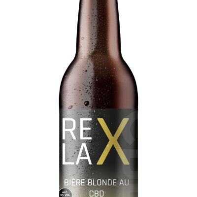 Relax, bière blonde au CBD, 5%alc./vol - 330ml
