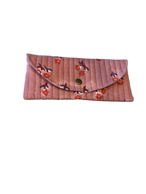 Pochette etui à lunette Flora Noisette