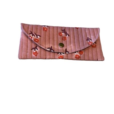 Flora Hazelnut Glasses Case Pouch