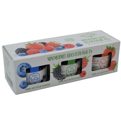 Pack unidose de Confitures de Fruits Rouges BIO au Sirop d'Agave