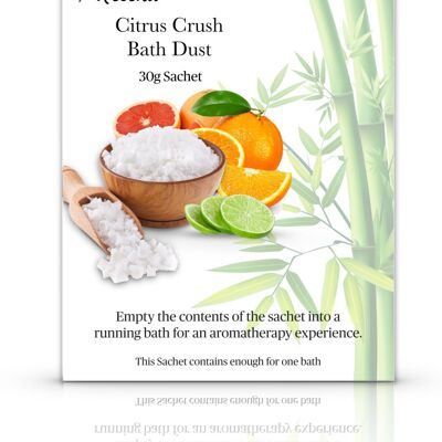 Polvo de baño Citrus Crush - Bolsita de 30 g