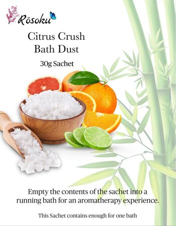 Poussière de bain Citrus Crush - Sachet de 30 g 2
