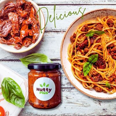 Sizilianisches Pesto aus getrockneten Tomaten mit Mandeln und Basilikum 200g