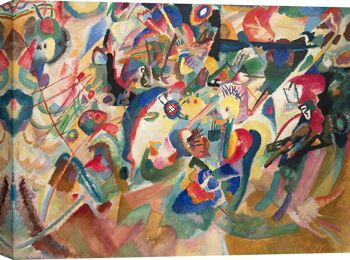 Peinture sur toile : Vassily Kandinsky Draft 3 à Composition VII 1