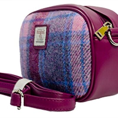 Sac pour appareil photo rose pastel Harris Tweed