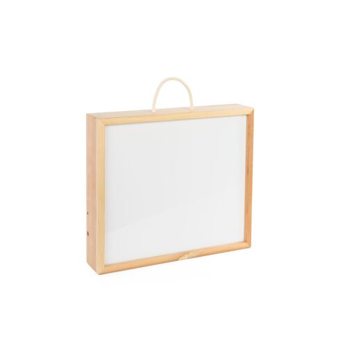 Caja de Luz Montessori en Pino Macizo 35x40 cms