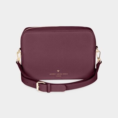 Borsa a tracolla Beatrice Bordeaux