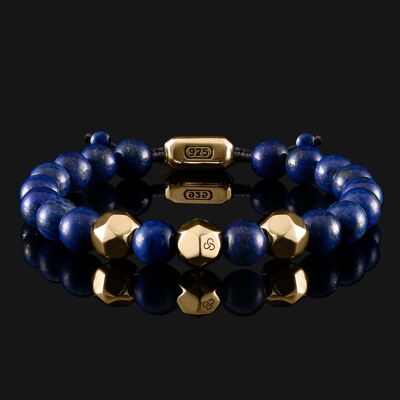 Geom Gold Vermeil & Lapis Lazuli Bracelet