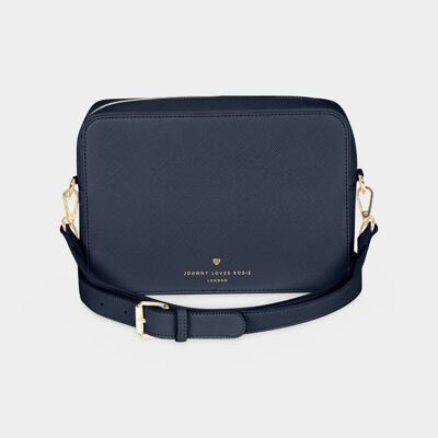 Borsa a tracolla Beatrice blu scuro