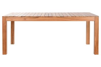 TABLE À MANGER EN TECK 180X90X75 POUR 6-8 PERSONNES MB210835 1