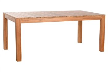 TABLE À MANGER EN TECK 180X90X75 POUR 6-8 PERSONNES MB210835 5