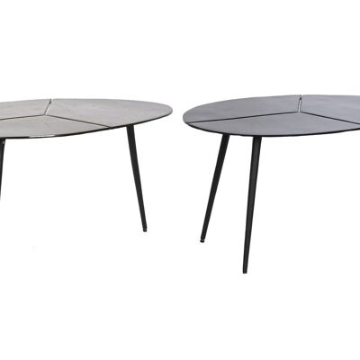 TABLE AUXILIAIRE LAITON ALUMINIUM 78X45X40 2 SURT. MB207966