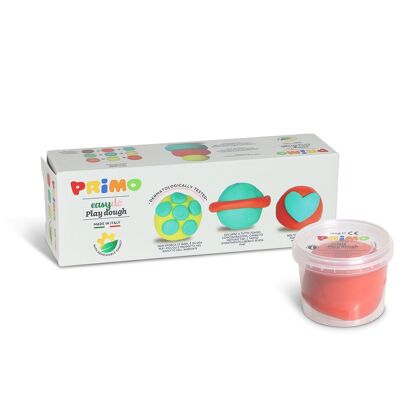 Pâte à modeler supersoft Eeasydò, 3 couleurs