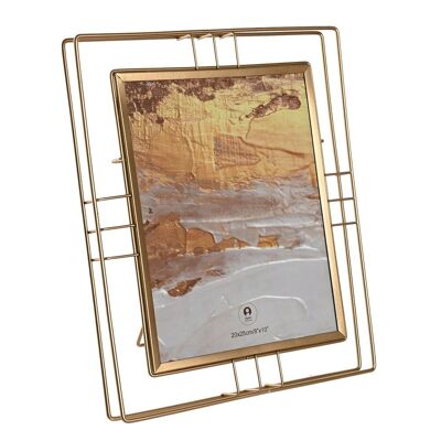 CORNICE FOTO 20X25 METALLO VETRO 27,5X2,5X32,5 MF212020