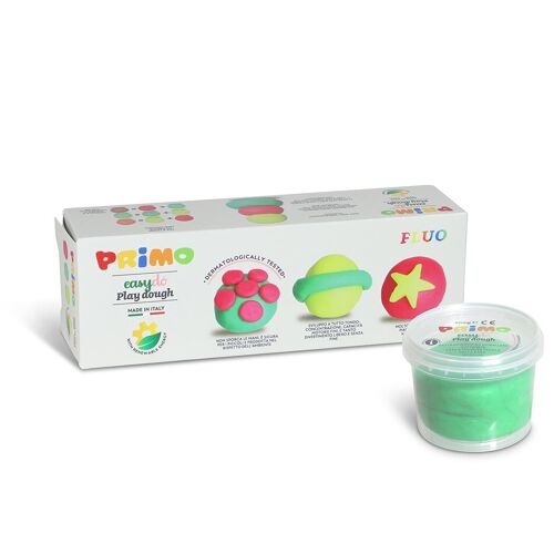 Eeasydò supersoft modelling dough, 3 FLUO colours