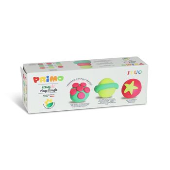 Pâte à modeler supersoft Eeasydò, 3 couleurs FLUO 2