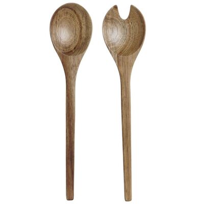 UTENSILS SET 2 ACACIA 30X6,5X2 NATURAL PC207682