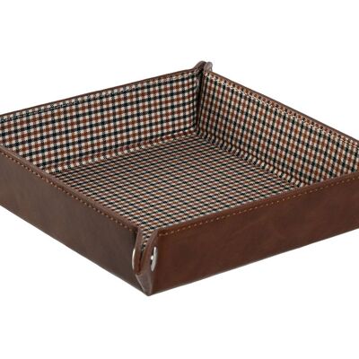 PU TASCA VUOTA 16,5X16,5X4,5 MARRONE JO213065
