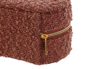 BOITE A BIJOUX POLYESTER 13X9X6.5 BOUCLE BOURGOGNE JO209894 3