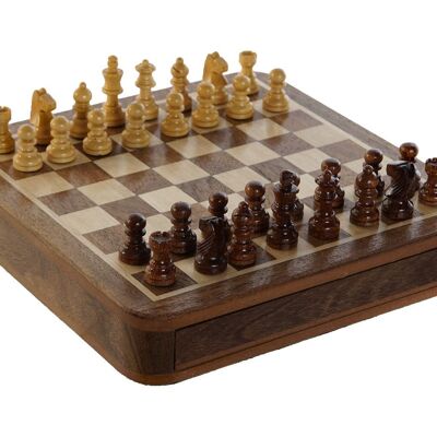 JEU ENSEMBLE 2 ACACIA ÉRABLE 18X18X3 NATUREL MAGNÉTIQUE JM209016