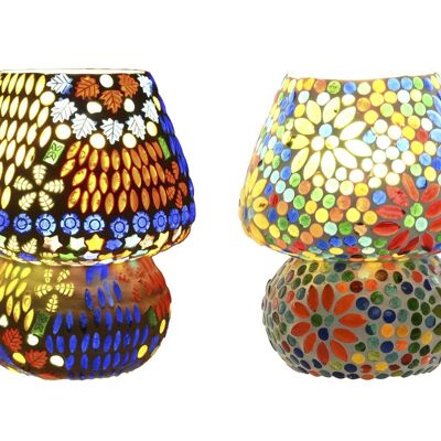 Lampada da Tavolo in Cristallo 13X13X17 Mosaico 2 Assortimento. LA206663