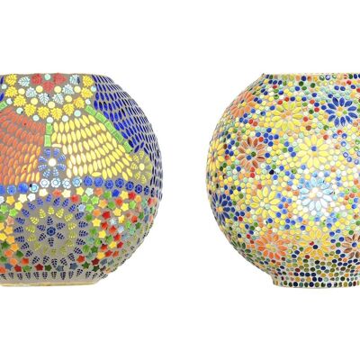 Lampe de table en cristal 25x13x23 mosaïque 2 assortiment. LA206664