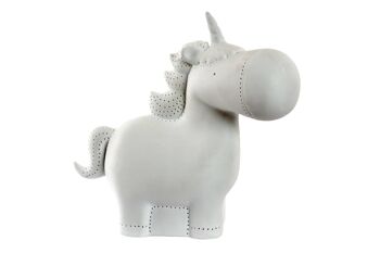 LAMPE DE TABLE EN PORCELAINE 26X14X25,5 LICORNE LA186696 1