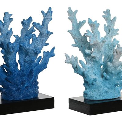 FIGURE RESIN WOOD 18X17X24 CORAL 2 ASSORTED. LM204372