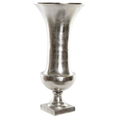 ALUMINIUMVASE 28,5X28,5X62 SILBER AL183315