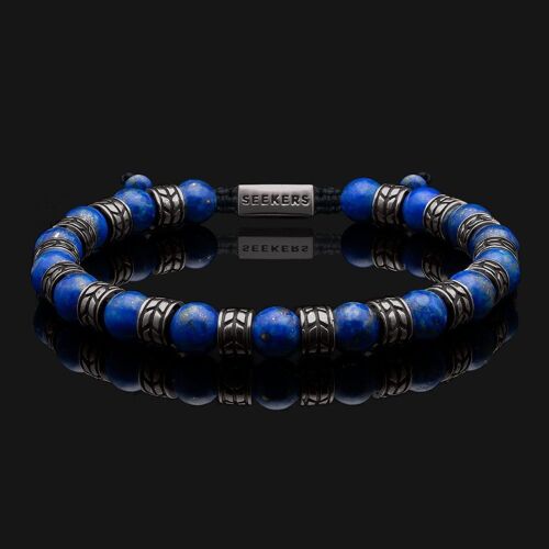 Royale Black Gold & Lapis Lazuli Bracelet