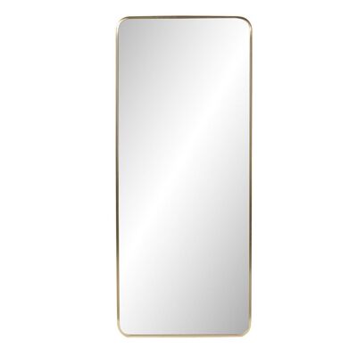 Specchio da toeletta in metallo 51X4X121 Oro ES191319
