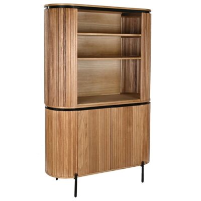 Etagère Métal Paulownia 110x39x170 Naturel MB208695