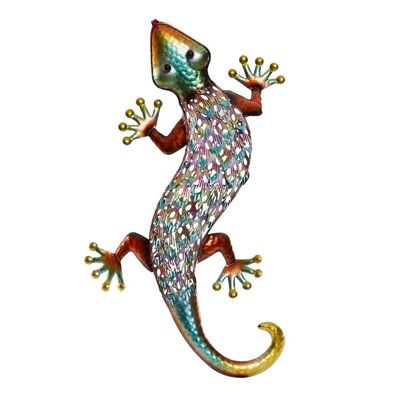 Metal Figure 25X6,5X51 Multicolored Lizard DP214148