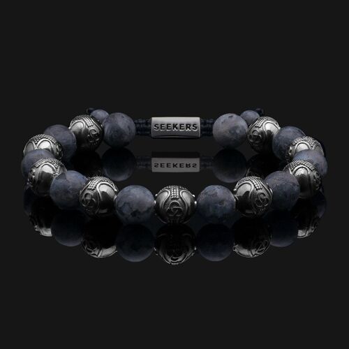 Prestige Black Gold & Labradorite Bracelet