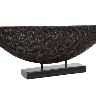 RESIN DECORATION 66X8X23 BROWN CENTER TABLE DH209408