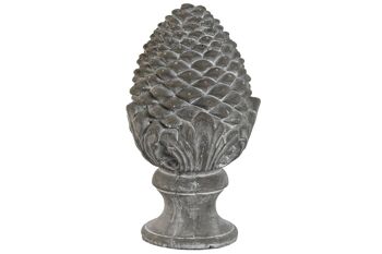 DÉCORATION CIMENT 16X16X31 ANANAS USÉ GRIS DH209992 1