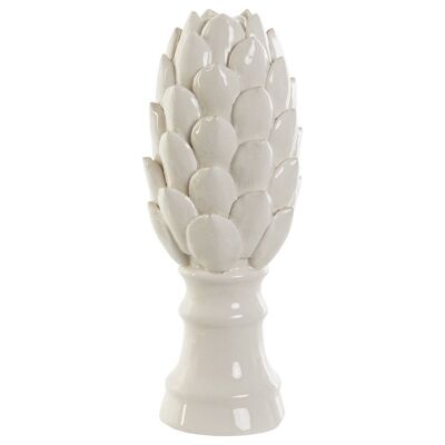 Decoro Ceramica 11X11X26 Ananas Bianco FD213263