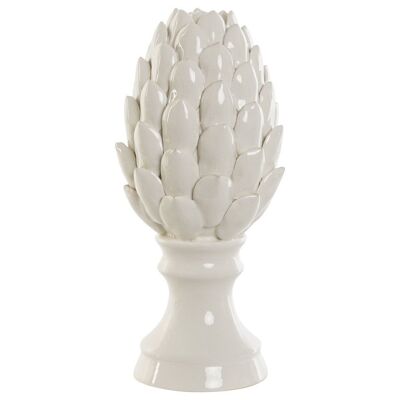 Ceramic Decoration 15X15X32 Pineapple White FD213262