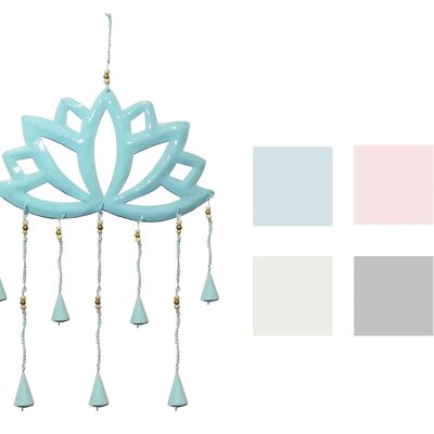 IRON PENDANT DECORATION 33X1X65 LOTUS 4 SURT. DH212439