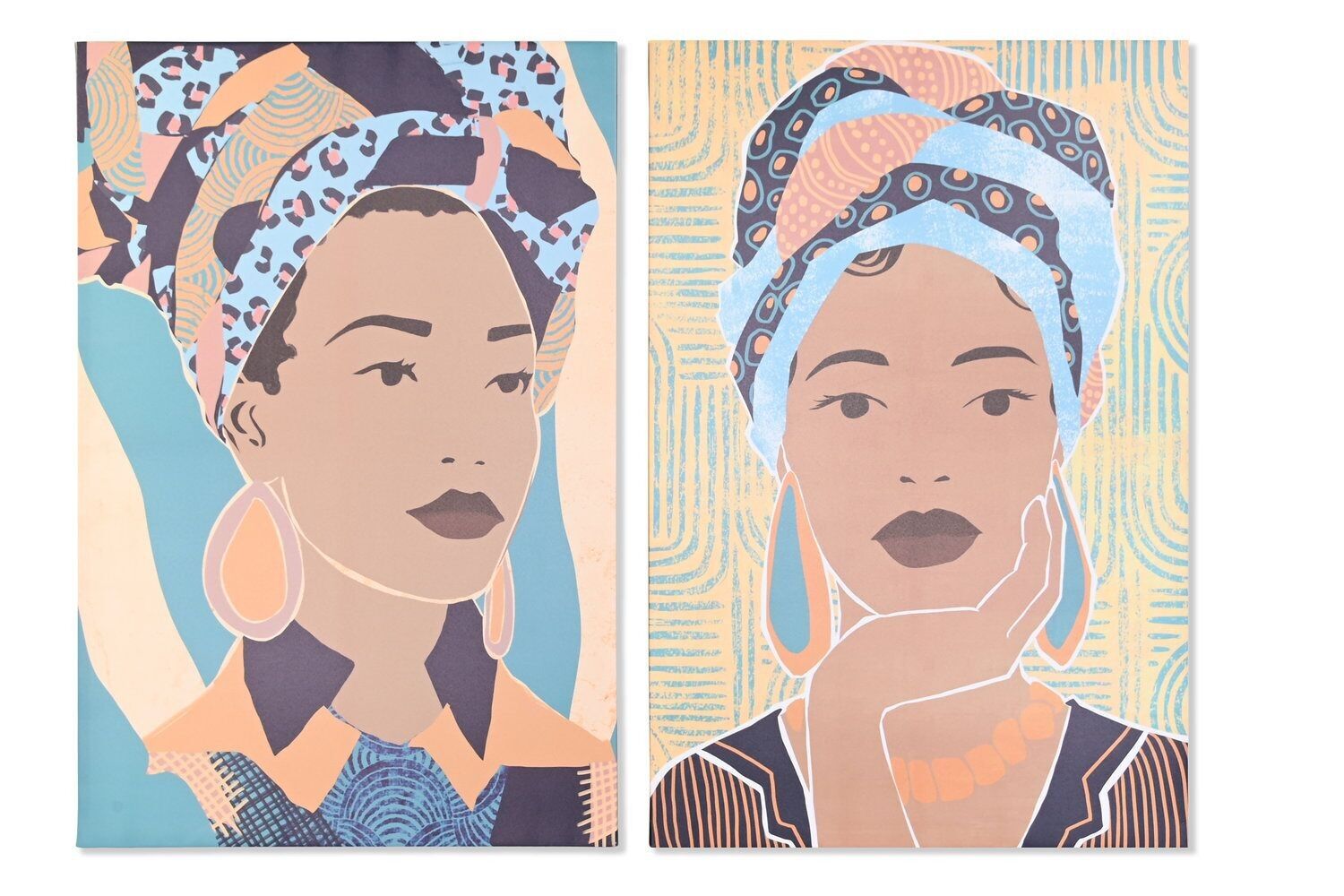 QUADRO PS TELA 80X3X120 AFRICANO 2 ASSORTIMENTI. CU201605