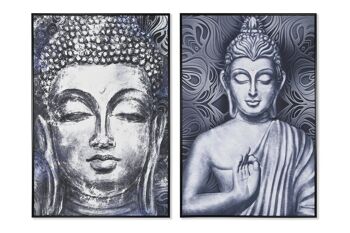 IMAGE SUR TOILE PS 83X4,5X123 ENCADRÉE BOUDDHA 2 SURT. CU208943 1