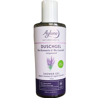 Shower gel organic rosemary & organic lavender relaxing