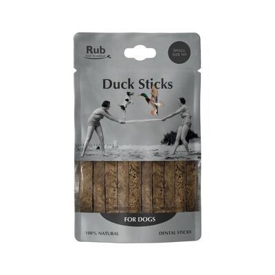 Premio Rub Stick Dental de Pato para Perros 100g - Small Size 1x1